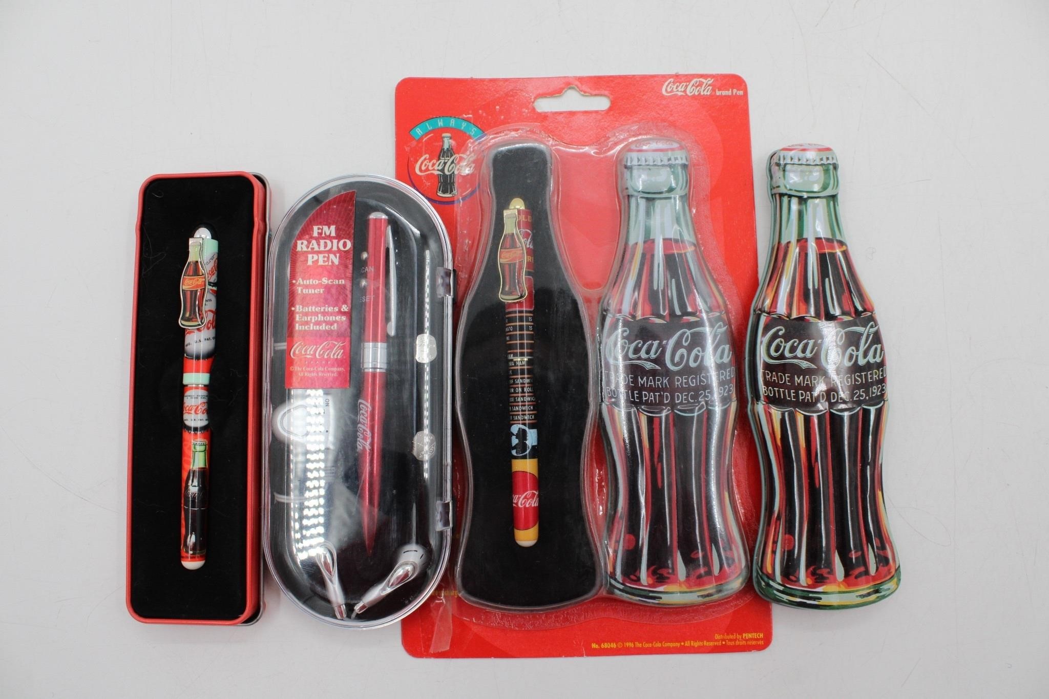 Lot of Coca-Cola Collector Writing Pens