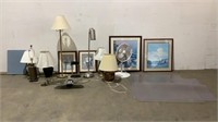 Lamps, Floor Mats, Wall Art-
