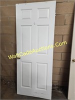 Wooden Door  (white)
6 ft 8 in tall × 2 ft wide