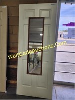 Wooden Door with mirror attached ( white)
6 ft 8
