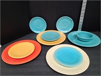 10 Pieces Miscellaneous Fiesta Dishes