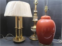 3 Table Lamps (as is)