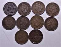 10 INDIAN HEAD CENTS