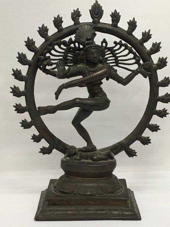 Oriental Bronze Shiva Sculpture