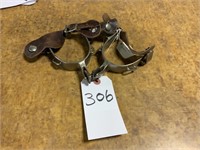 Vintage Pair of Anchor Marked Spurs