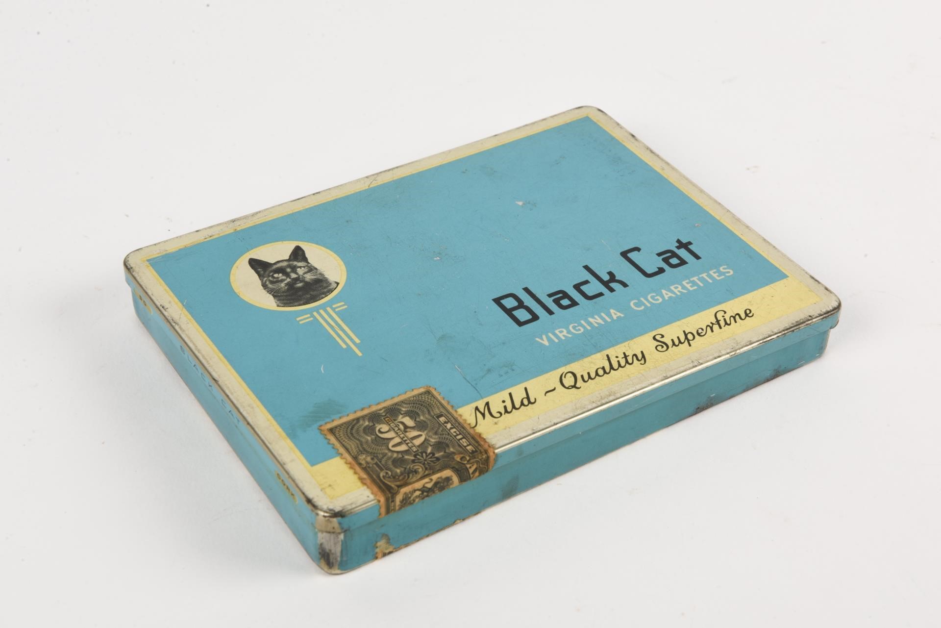 BLACK CAT CIGARETTE FLAT 50