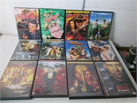 LOT OF 12 ASSORTED DVDs