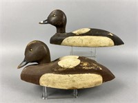 2 Paw Paw Duck Decoys, Paw Paw, MI, 1 bluebill