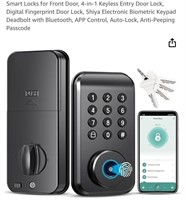 Smart Locks for Front Door, 4-in-1 Keyless Entry