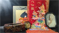 Vintage Asian Decor , Decorative Scrolls ++