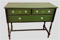 Green Painted Sideboard