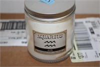 CASE OF 6 BRAND NEW "AQUARIUS" CANDLES