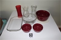 Assorted Glassware Pieces