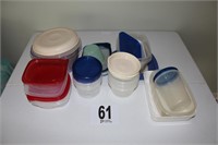 Collection of Tupperware Items