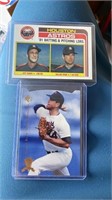2 Cards Lot: 1981 Batting and Pitching Leaders and