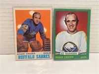 2 X Roger Crozier Card Lot