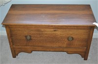 Mission Style Wood Chest With Drawer