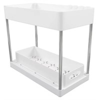 SEALED - Under Sink Rack, Easy Cleaning Durable Pu