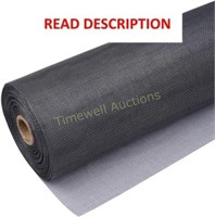 Fiberglass Screen Roll  DIY (59 x 100  Gray)