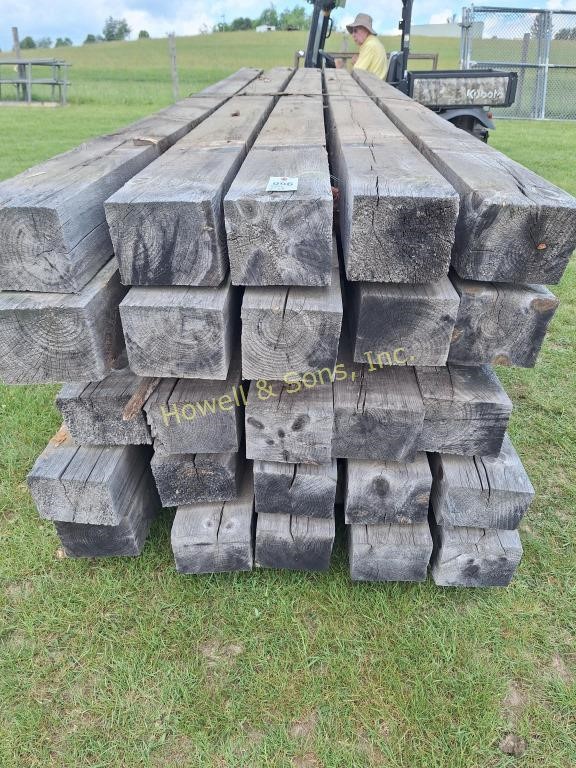 Pack: (25) 6" x 8" x 16' Pine Timbers (All)