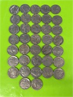 (37) Buffalo nickels