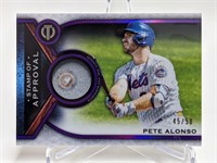 45/50 2021 Topps Pete Alonso Relic #SOA-PA