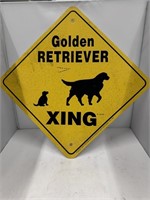 golden retriver sign