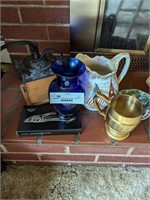coffee grinder colbalt vase and more