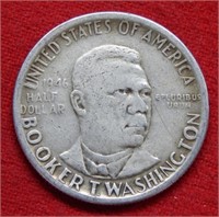 1946 Booker T Washington Silver Comm Half Dollar