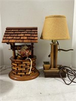 2 Beautiful Lamps (Turns On) With An Assortment