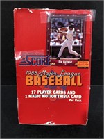 1988 SCORE MLB BASEBALL TRADING CARDS (FULL BOX OF