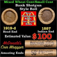 Small Cent Mixed Roll Orig Brandt McDonalds Wrappe