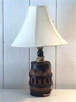 2ft Vintage Wagon Axle Lamp