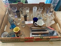 Lot of Collectible Shot Glasses