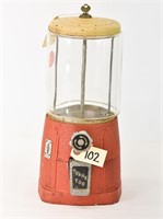 Vintage Acorn Gum Ball Vending Machine
