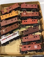 HO scale train cabooses - some missing parts