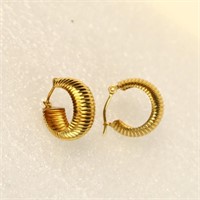 14K gold child earrings