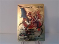 Pokemon Card Rare Gold Charizard V
