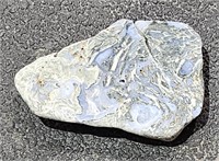 Rock & Mineral Specimen w/ Stand (1) Bluish /