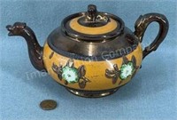 Nice 4in Copper Luster Tea Pot