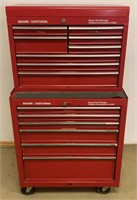 CRAFTSMAN 2 PIECE ROLLING TOOL CHEST W CONTENTS