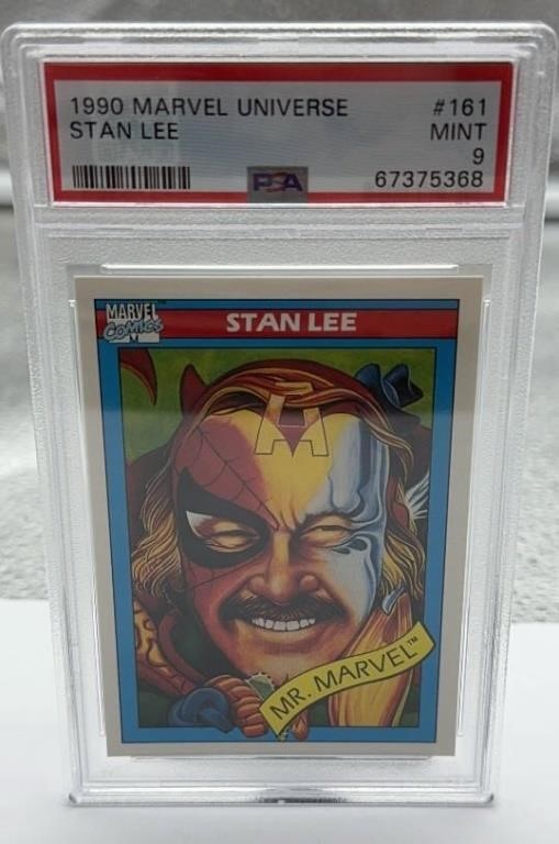 1990 marvel universe Stan Lee mint 9