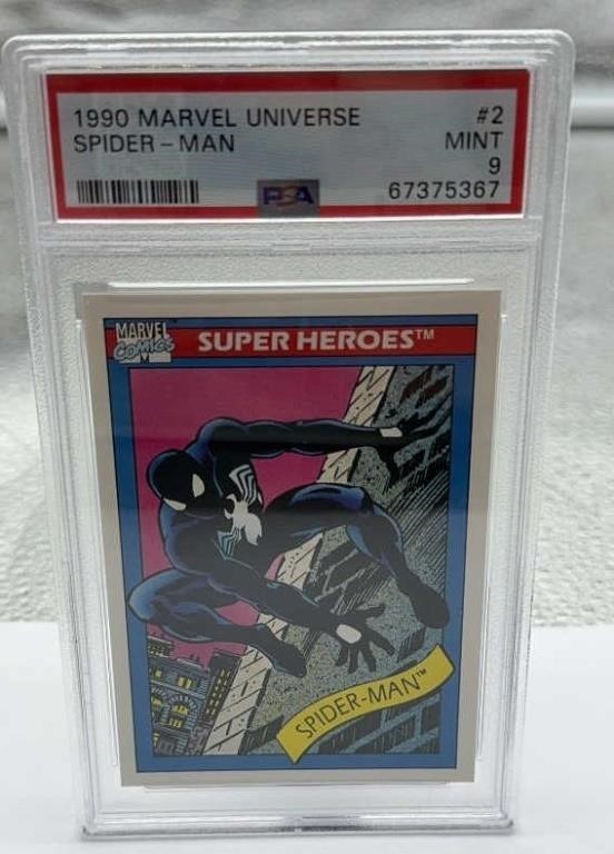 1990 marvel universe Spider man mint 2