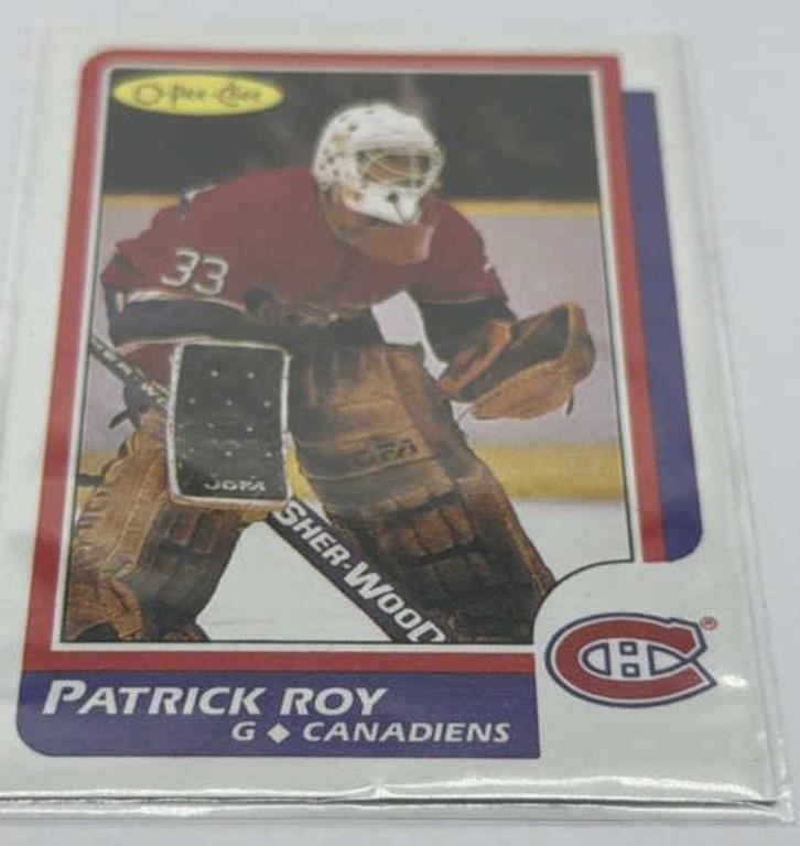 Patrick roy o-pee-chee reprint card