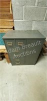 Vintage metal filing/ storage cabinet, 16 x 27 x