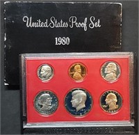 1980 US Mint Proof Set w/ SBA Dollar