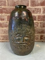Tremaine Raku Pottery Vase