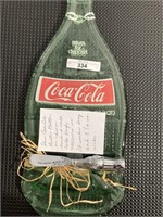 Coca-Cola Butter/Cheese Platter w/ Knife 12"x5.5"