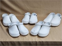 Lot of New Old Stock of White Clogs