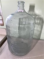 Glass 5 Gallon Absopure Water Jug